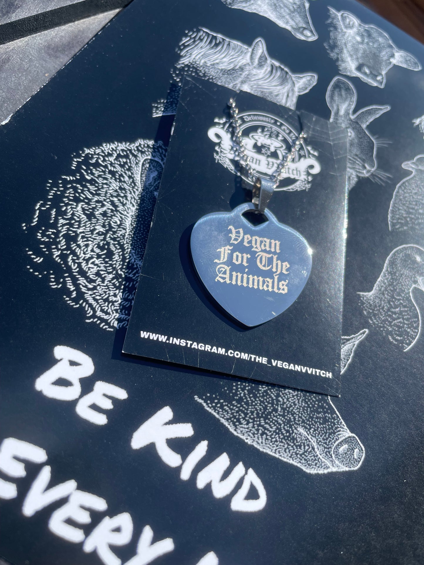 Vegan For The Animals Necklace