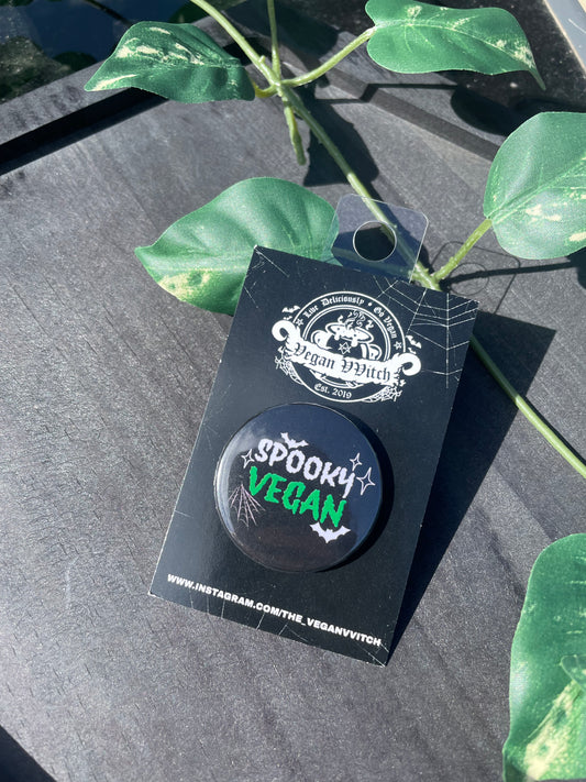 Spooky Vegan Badge