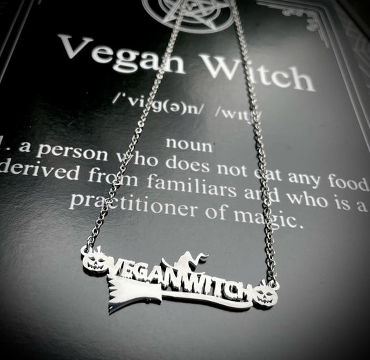 Vegan Witch Necklace