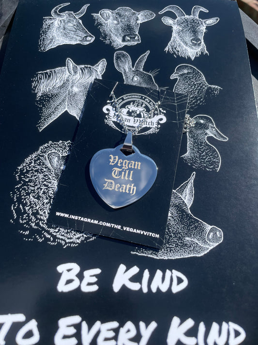 Vegan Till Death Necklace